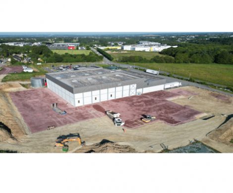 3 200 m² d’extension pour la plateforme logistique GALIWENN – CELVIA dans le Morbihan.